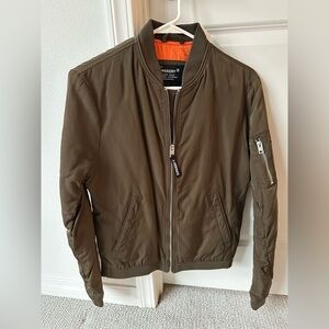 Superdry Women’s Carrie Bomber Jacket, Khaki, S